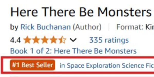 Here There Be Monsters is a #1 Bestseller in the UK! Thank you to all the