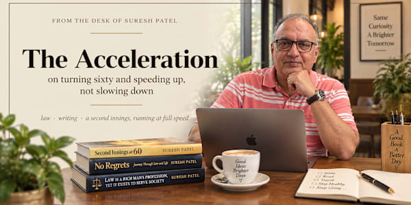 Newsletter A note on this accelerating second inningsI want to tell you