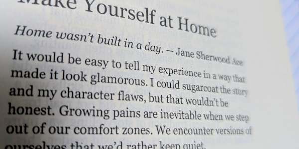 Growing Pains "Growing pains are inevitable when we step our of our comfort