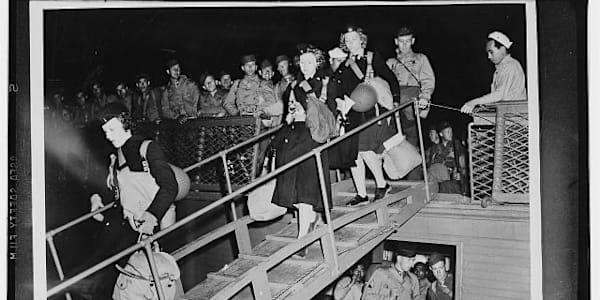 Army Points System of 1945 and the Critical Score of 85 Four days after
