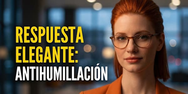 CÓMO RESPONDER CUANDO ALGUIEN TE HUMILLA 4 técnicas que funcionan | Serie: