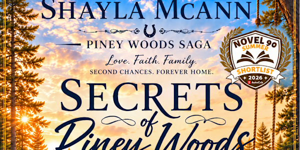 Secrets of Piney Woods made the Autocrit Summer Novel 90 Shortlist! You can