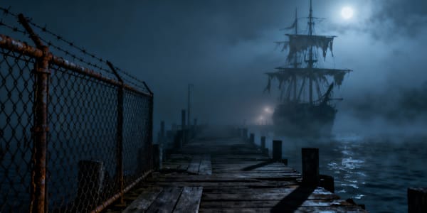 Johnny &nbsp;The fog rolled in off the river, thick and gray, swallowing