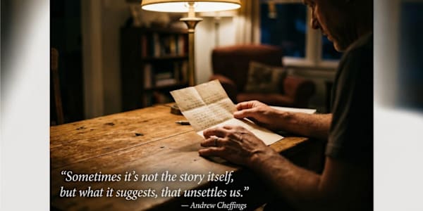“Sometimes it’s not the story itself, but what it suggests, that unsettles