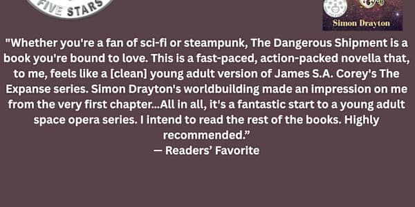 Read my Readers’ Favorite Review for the Dangerous Shipment Reviewed by