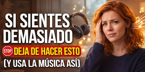 SI SIENTES DEMASIADO, deja de hacer esto Y USA LA MÚSICA ASÍ  | Serie