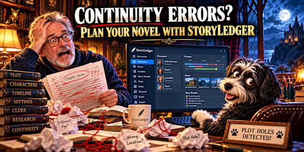 Afraid of Continuity Errors in Your Novel? Discover the Story Planning