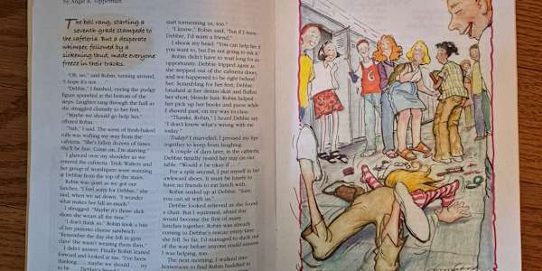 It Could Happen to Anybody Here's the tale of a clumsy middle-school girl