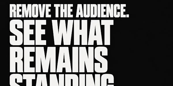 Spectacle Collapses the Moment It Stops Growing. Build Substance Instead.