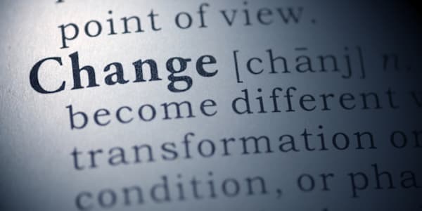 The Power within Change and Why We Resit It "Without change something