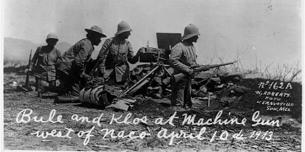 The Hotchkiss Machine Gun in the Mexican Revolution In 1910 Porfirio Díaz