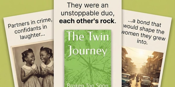 The Twin Journey 'The Twin Journey: Broken Too Soon' - I'd love for you to