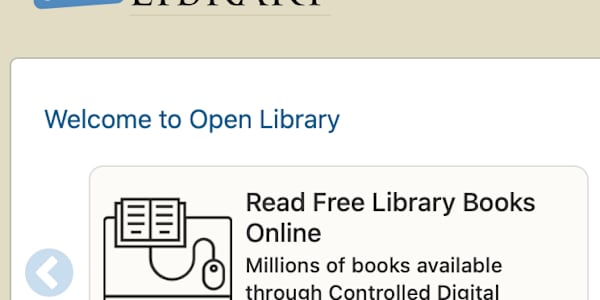Free books for a better world Good morning, friends. "You don't have to