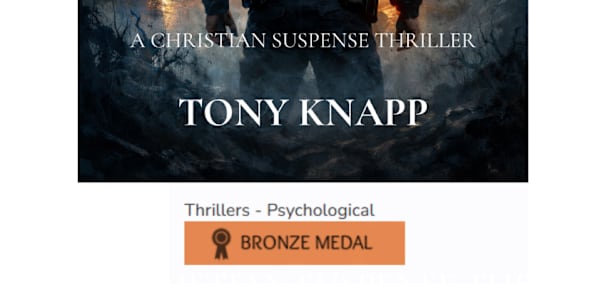 BRONZE MEDAL AWARD WINNER WOO-HOO! Great News!I was just informed that