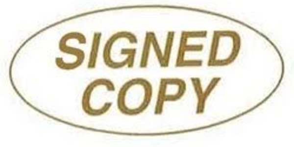Signed Copies Available! Hi, all! If you haven't been able to make it to my