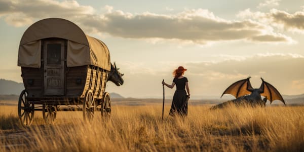 From Dragons to the Frontier Most of you know me as a fantasy