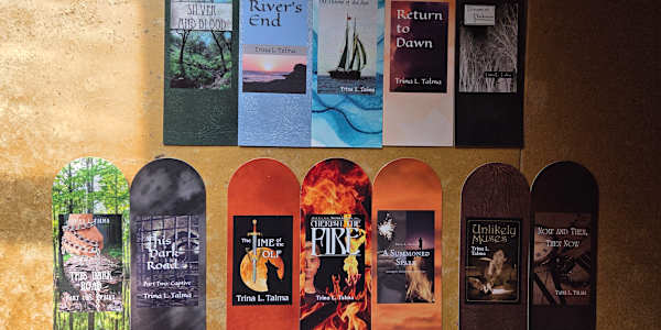 Bookmarks! The bookmarks I designed on Zazzle arrived today! As the picture
