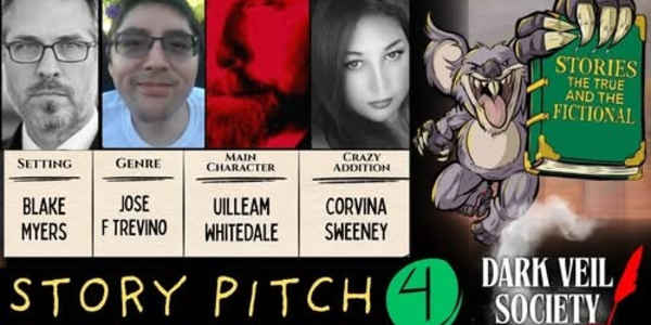 Story Pitch with Me and DVS  I don't do these things very often. Go and