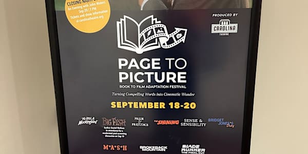 Find me at the Carolina Theatre this weekend! If you're in the Triangle
