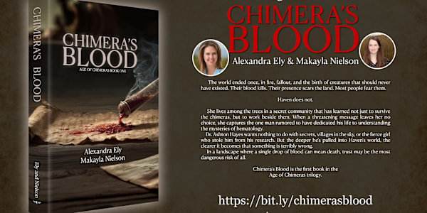 Pre-Orders Available for Chimera's Blood! Pre-orders are now available for