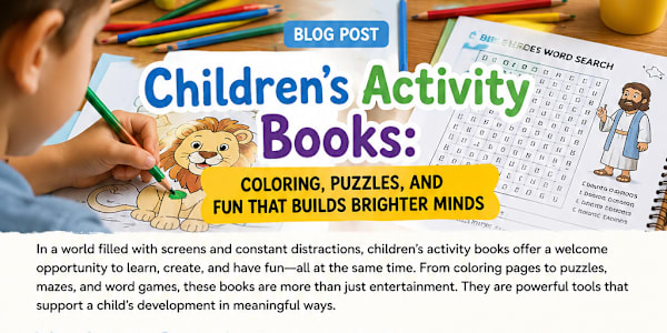 Why Activity Books Are a Goldmine for Learning, Creativity, and Relaxation