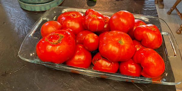 Smokey Tomato Soup It tis the season where tomatoes are often ripening in