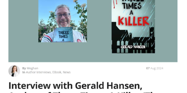 Interview with NewInBooks!  Read my interview about Three Times A Killer