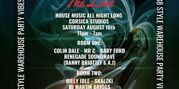 HOUSE MUSIC Bring Back The Love: All Nighter! House Music RaveDate: