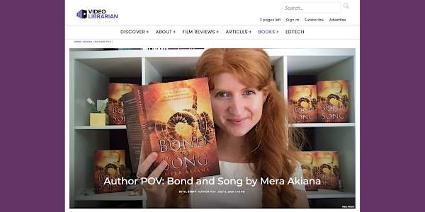 Video Librarian Feature I'm grateful to have been featured in the Author