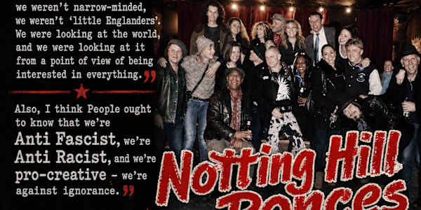 NOTTING HILL PONCES  STAND AGAINST RACISM - JOE STRUMMER THE CLASH 
       