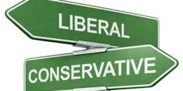 Conservative and Liberal The term conservative is derived from the word