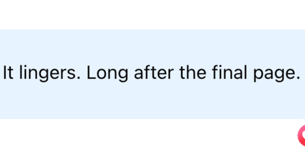 A Moment of Awe: When Your Words Linger I’ve always said that I write