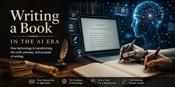 Writing a Book in the AI Era Human civilization has always been shaped by