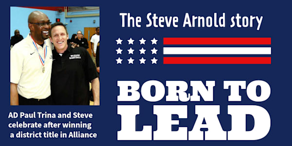 BORN TO LEAD: Switching sports Steve Arnold spent almost forty years