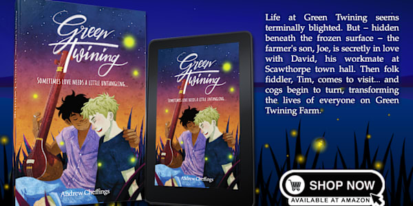 "Green Twining" finalist in Wishing Shelf Book Awards, 2025 I'm really