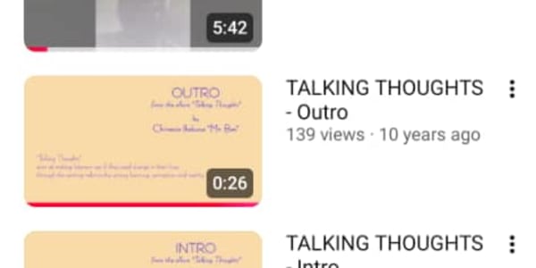 Spoken word audio I have three spoken word contents. They are:1) Out Of The