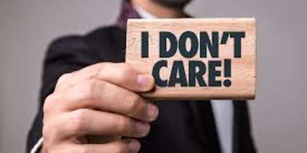 Apathy Apathy regarding one's society may not be a criminal offense but it