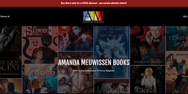 New Direct Sale Store for Early eBook Copies! Want to support me directly,