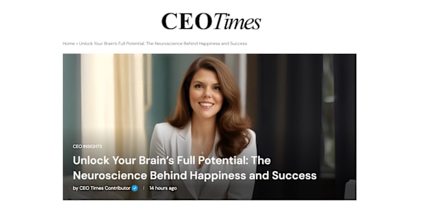 🔥 Just Published in CEO Times! 🔥 &nbsp;Yesterday, CEO Times featured a deep