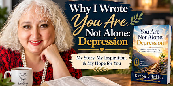 Why I Wrote You Are Not Alone: Depression Why I Wrote You Are Not Alone: