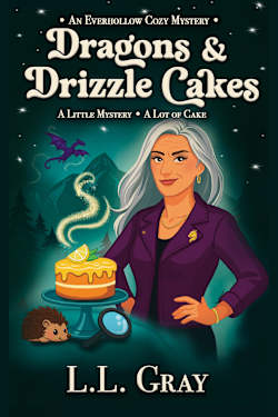 Dragons & Drizzle Cakes: An Everhollow Cozy Mystery (Everhollow Cozy Mysteries Book 1)