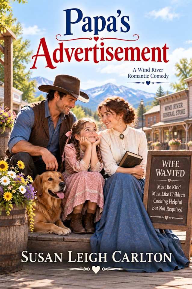 Papa’s Advertisement: A Wind River Romantic Comedy (Wind River Mail-Order Brides Book 9)