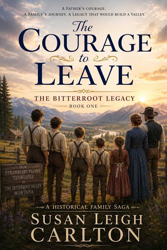 The Courage To Leave: A Historical Family Saga (The Bitterroot Legacy Book 1)