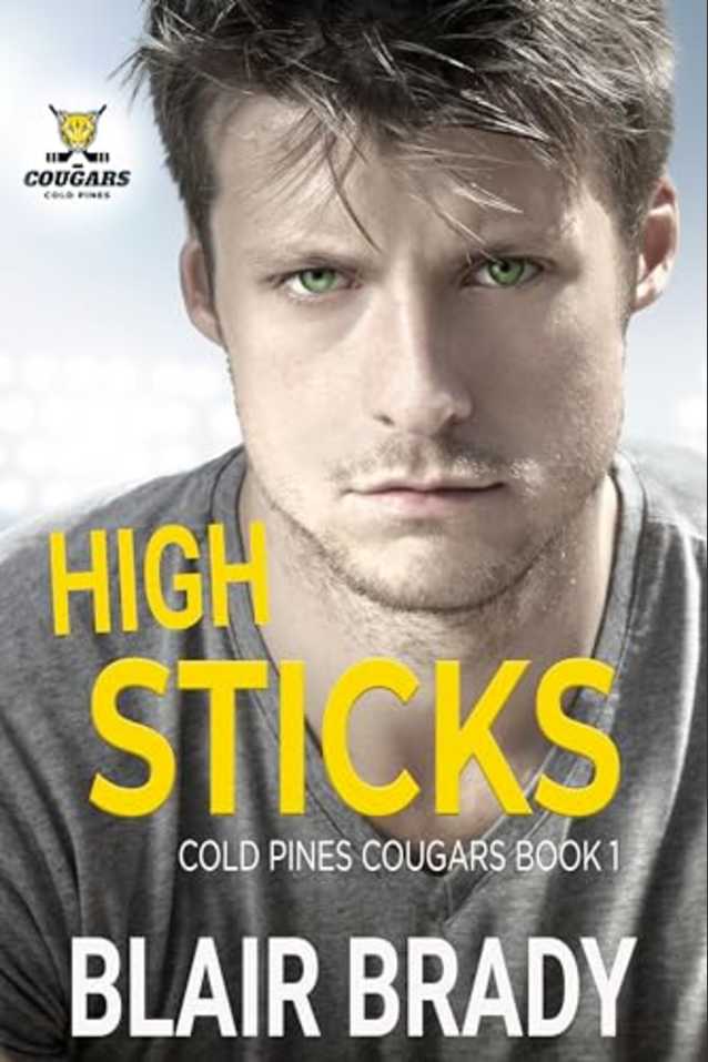 High Sticks: A MM Hockey Romance (Cold Pines Cougars Book 1)