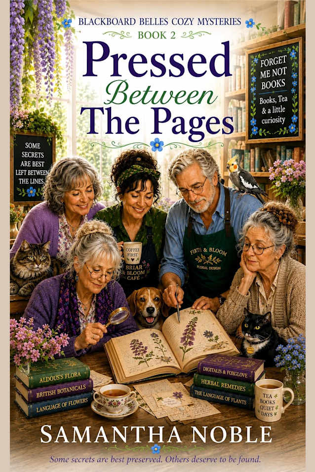 Pressed Between The Pages: The Books From Birch Lane (Blackboard Belles Cozy Mysteries)