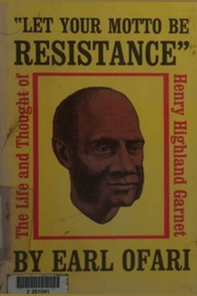 "Let Your Motto Be Resistance" 