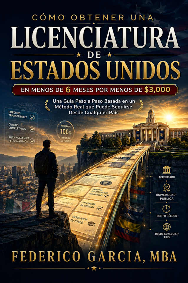 CÓMO OBTENER UNA LICENCIATURA DE ESTADOS UNIDOS EN MENOS DE 6 MESES POR MENOS DE $3,000