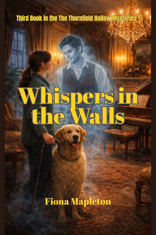 Whispers in the Walls: A Cozy Mystery Romance Where a Blind Paranormal Investigator Uncovers a 137-Year-Old Murder (The Thornfield Hollow Mysteries Book 3)