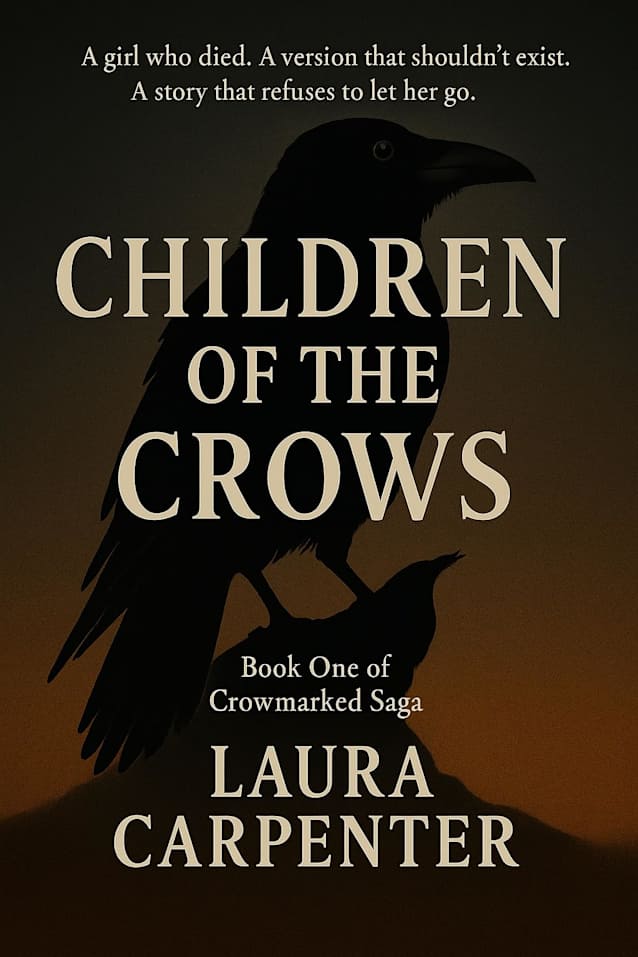 Children of the Crows: “A girl who died. A version that shouldn’t exist. A story that refuses to let her go.”