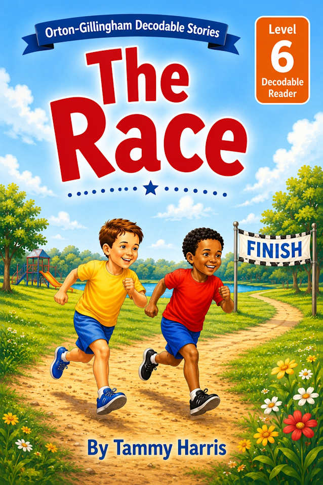 Orton-Gillingham Decodable Stories: Level 6 – The Race